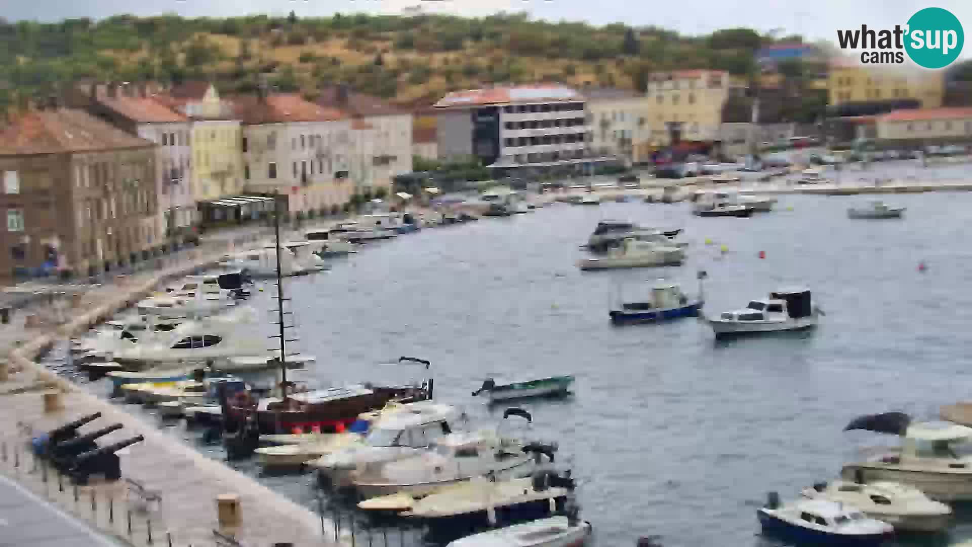 Kamera u živo Senj – Panoramski pogled na senjsku rivu