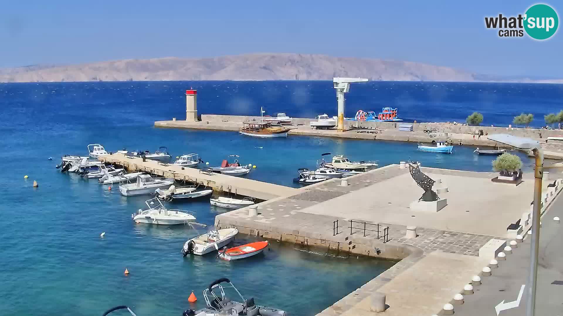 Kamera u živo Senj – Panoramski pogled na senjsku rivu