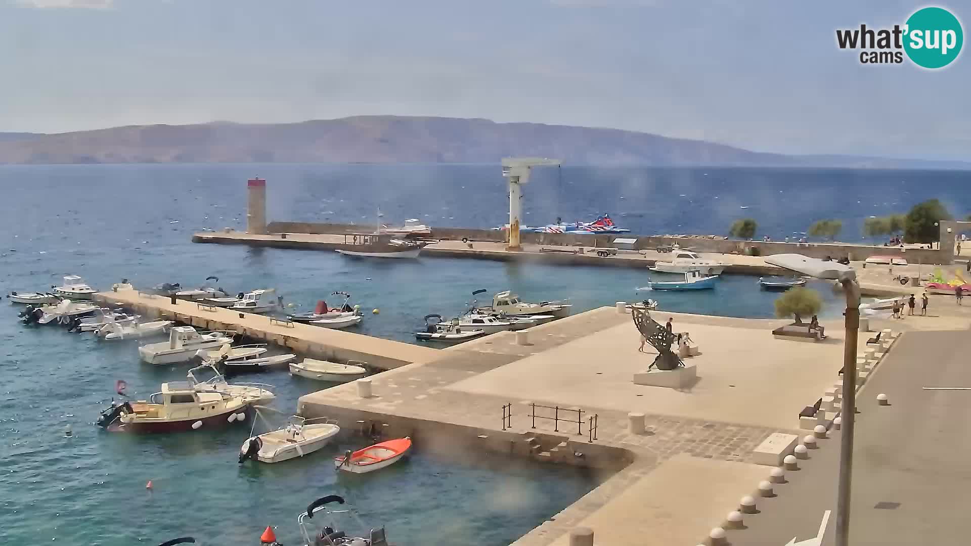 Senj camera en vivo – Vista panorámica de Senj riva