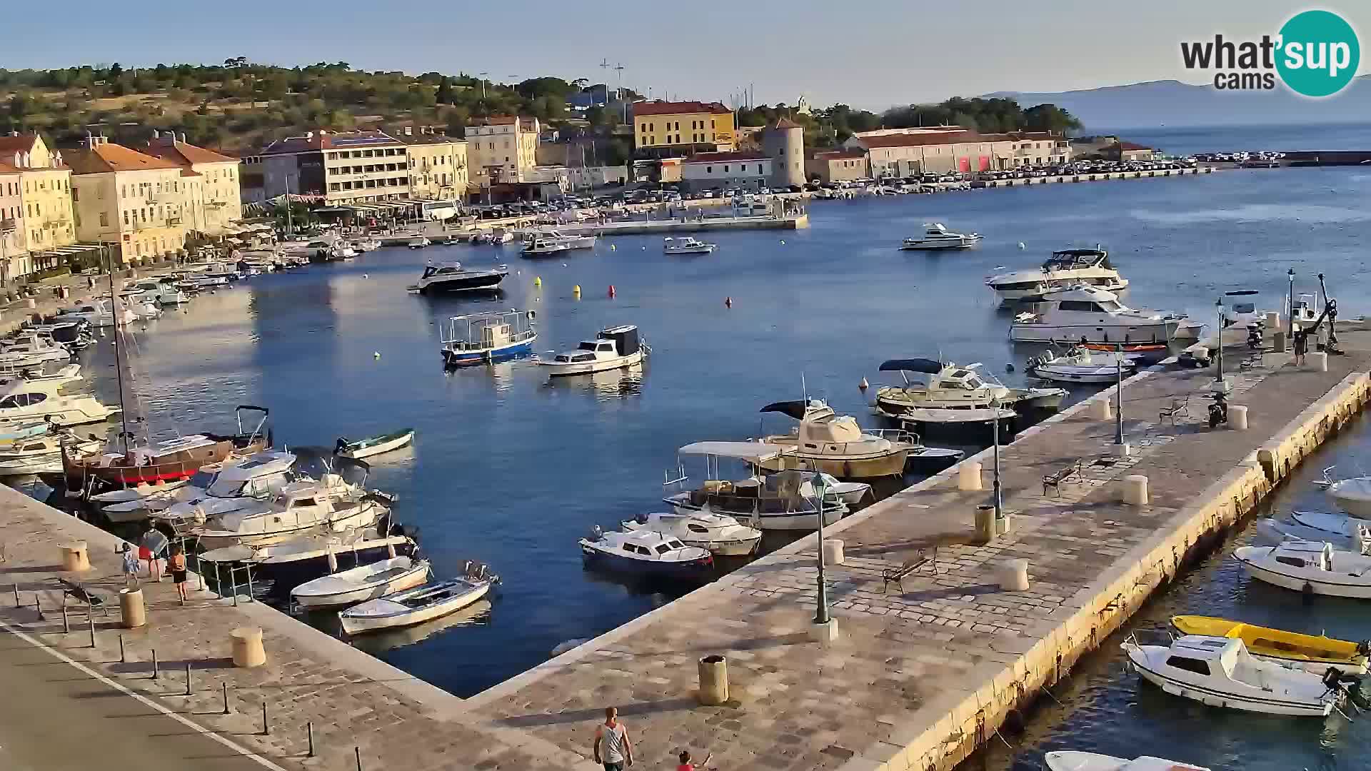 Kamera u živo Senj – Panoramski pogled na senjsku rivu