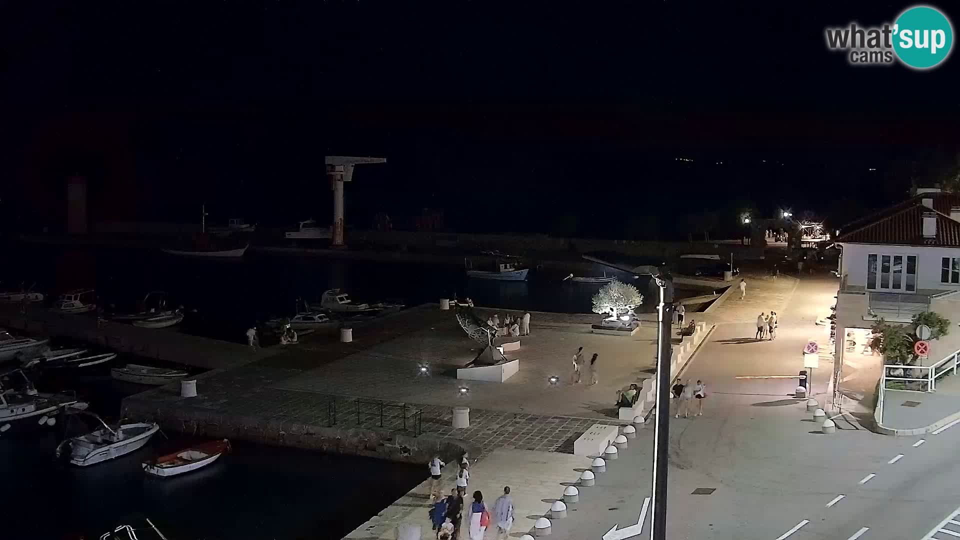 Kamera u živo Senj – Panoramski pogled na senjsku rivu