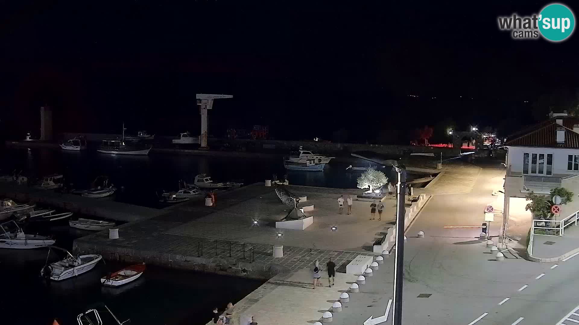 Kamera u živo Senj – Panoramski pogled na senjsku rivu