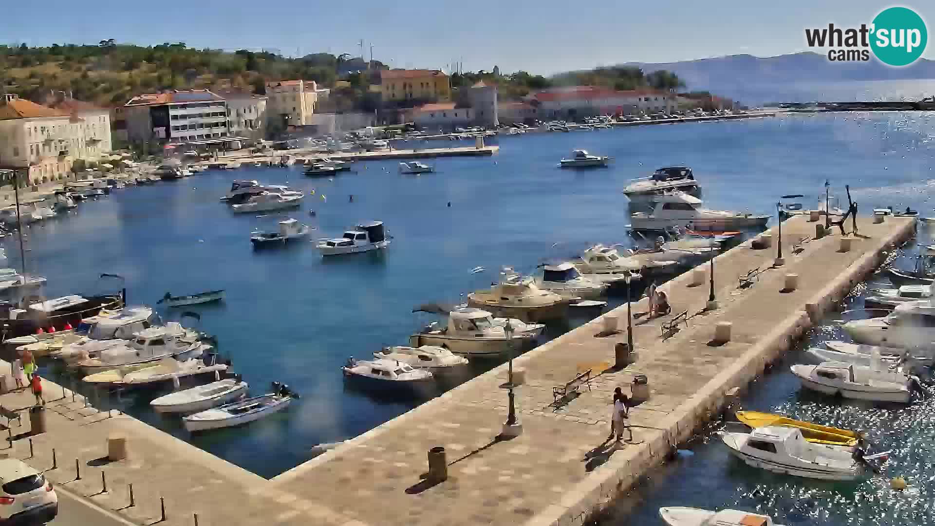 Kamera u živo Senj – Panoramski pogled na senjsku rivu