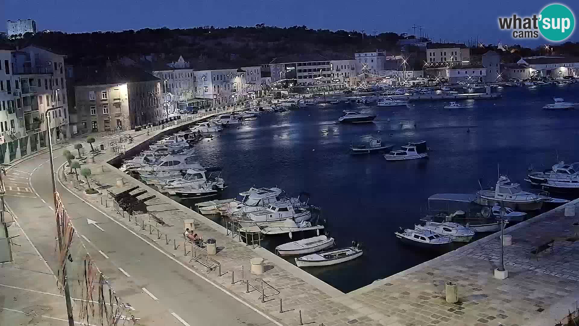 Kamera u živo Senj – Panoramski pogled na senjsku rivu