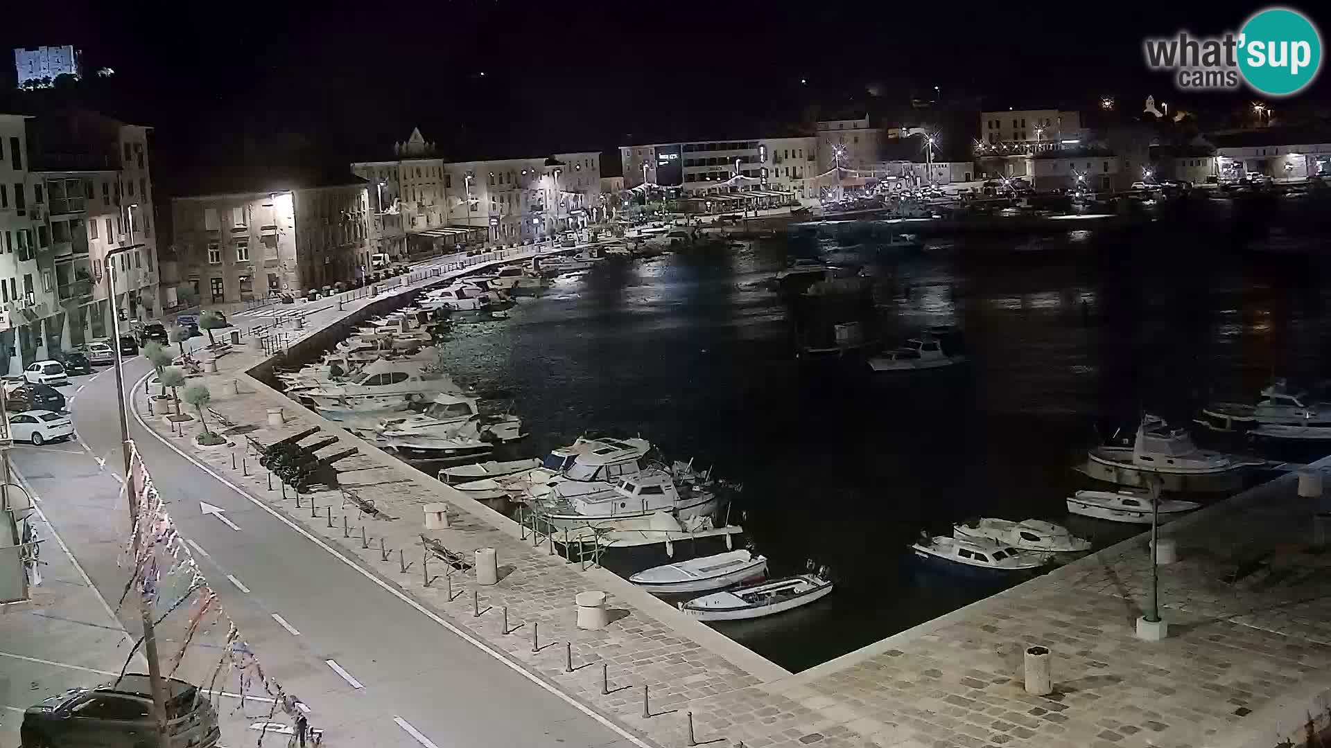 Kamera u živo Senj – Panoramski pogled na senjsku rivu