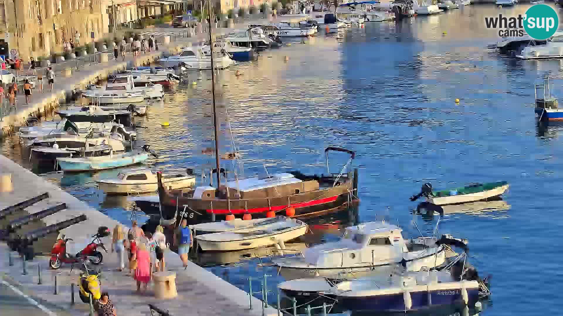 Senj camera en vivo – Vista panorámica de Senj riva