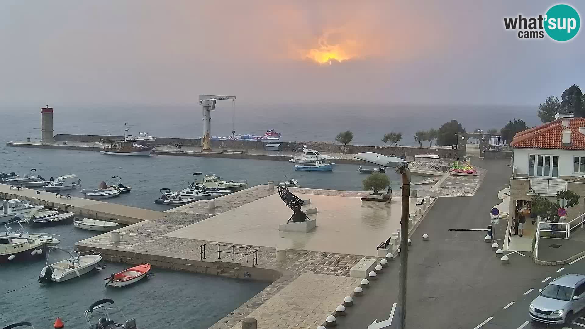 Senj Spletna kamera – pogled na obalo Senja