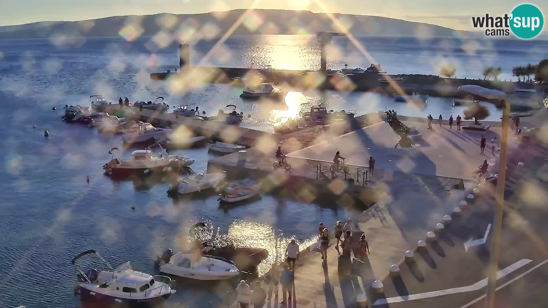 Senj Webcam – Panoramic view of Senj riva