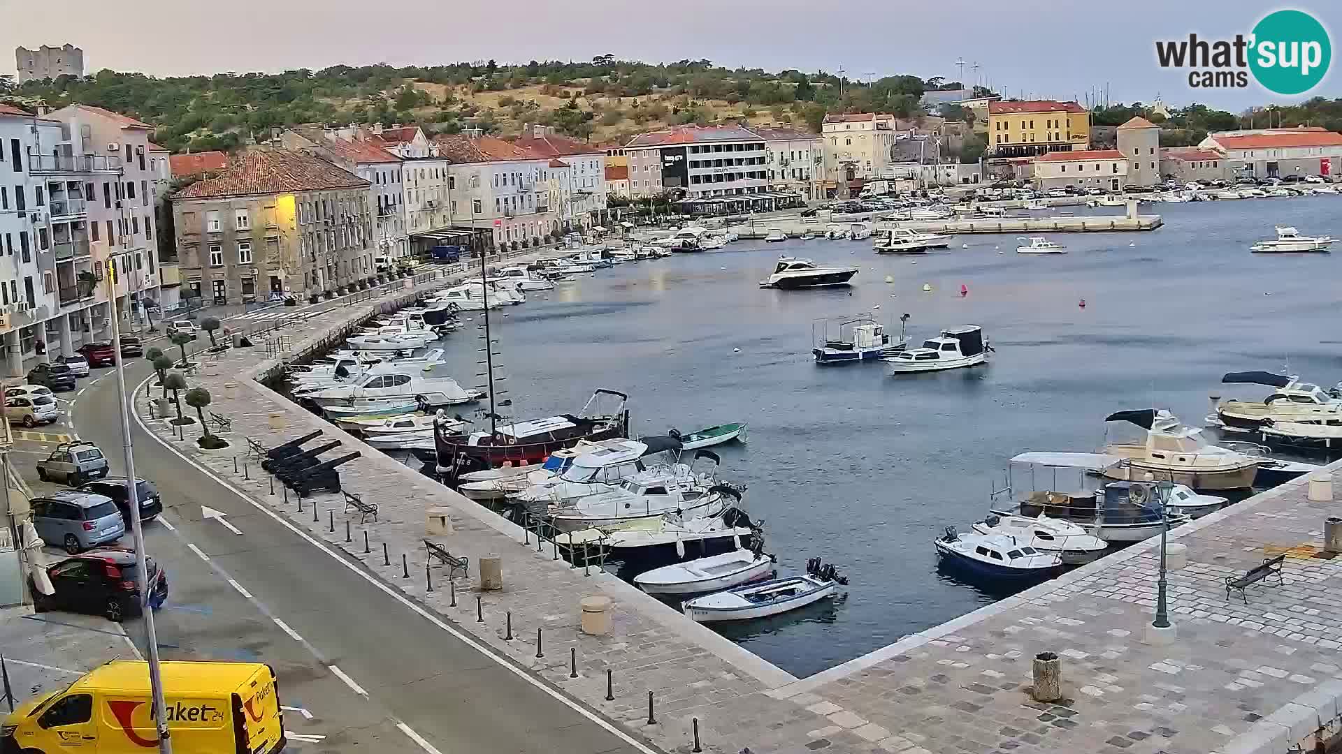 Webcam Senj – Panoramablick auf die Riva Senj