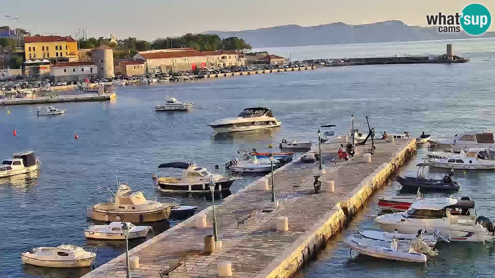 Senj camera en vivo – Vista panorámica de Senj riva