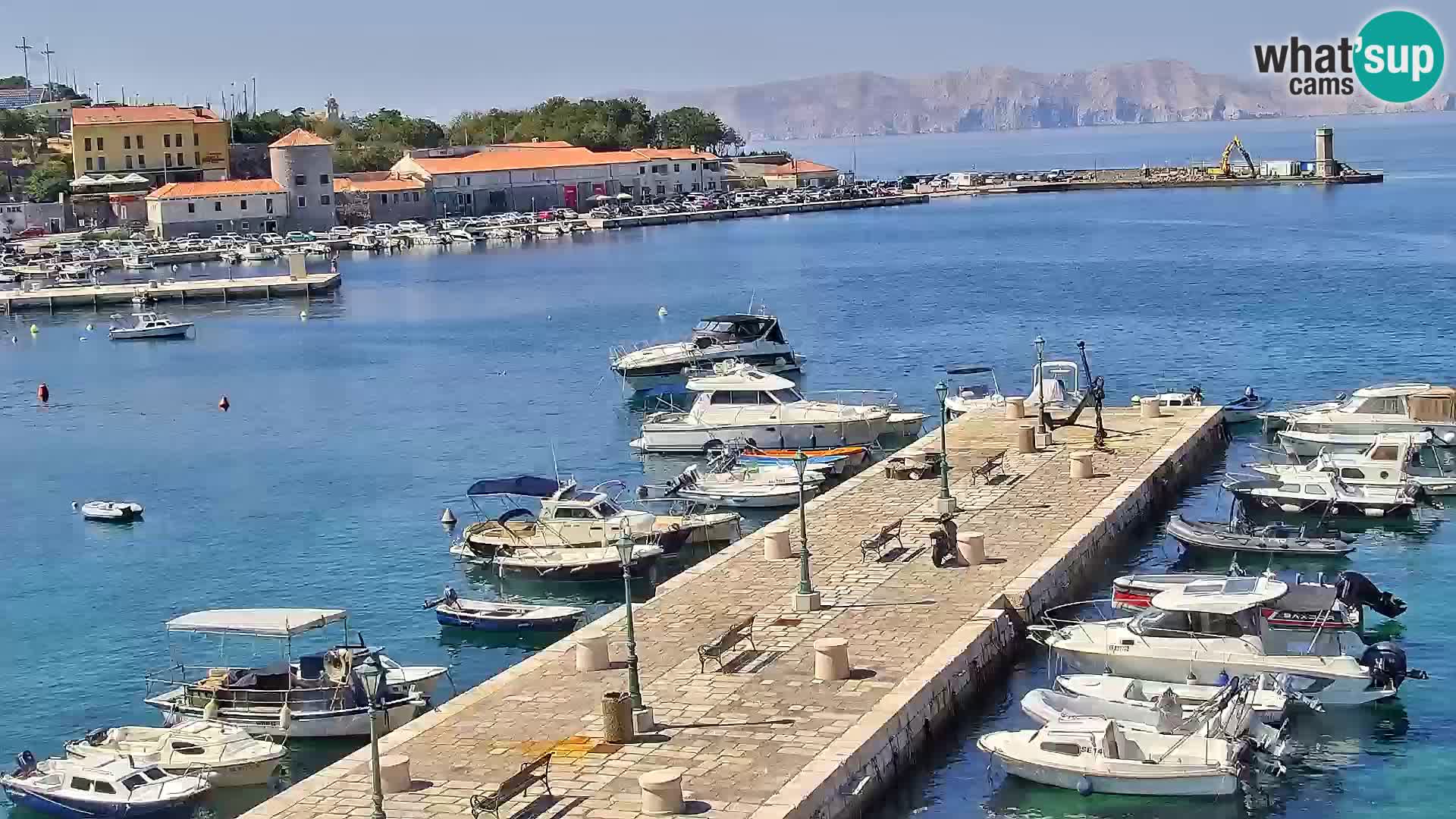 Senj Webcam – Panoramic view of Senj riva