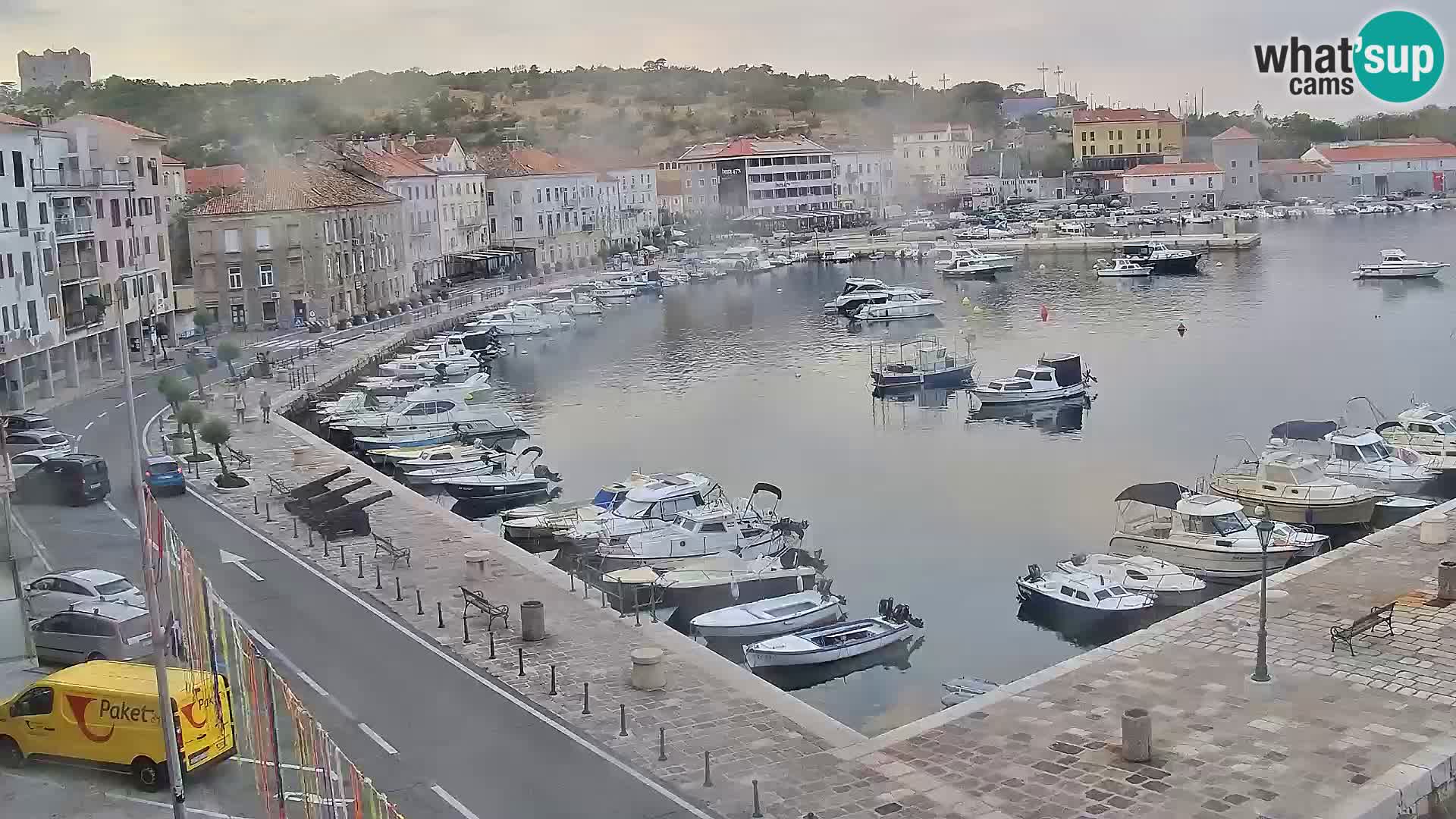 Webcam Senj – Panoramablick auf die Riva Senj