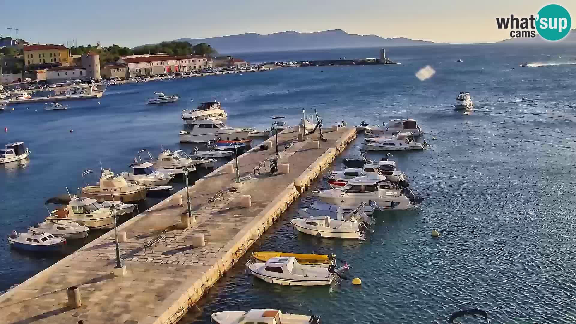 Senj Spletna kamera – pogled na obalo Senja