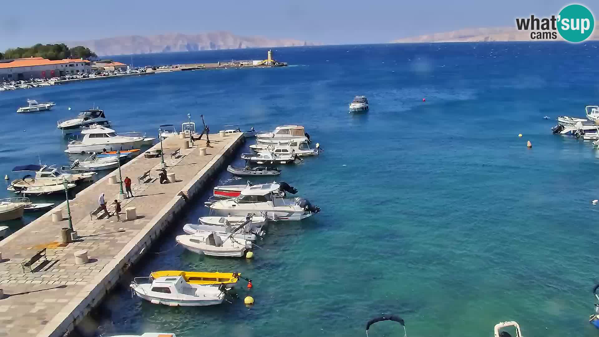 Senj Spletna kamera – pogled na obalo Senja