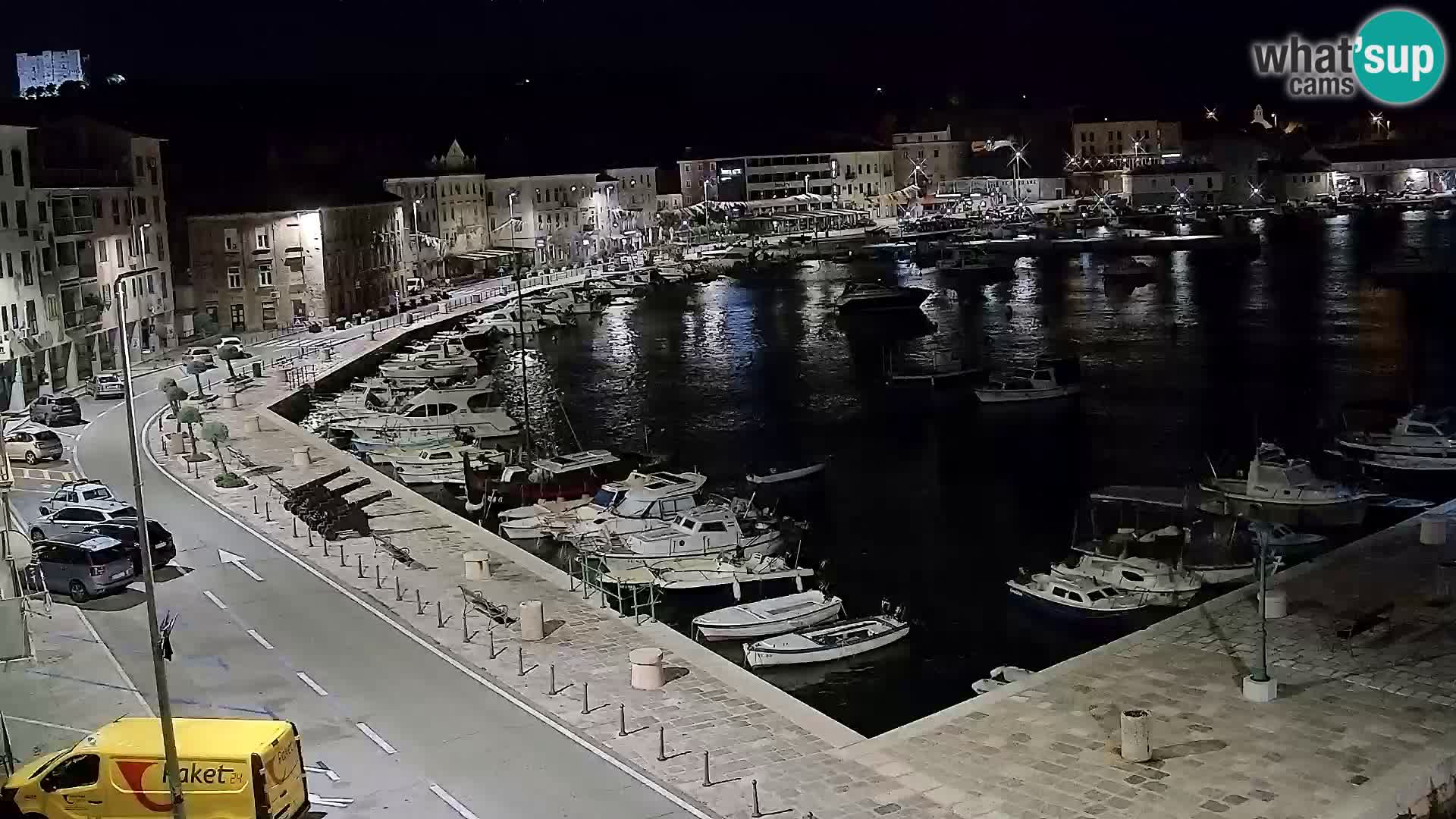 Senj Spletna kamera – pogled na obalo Senja