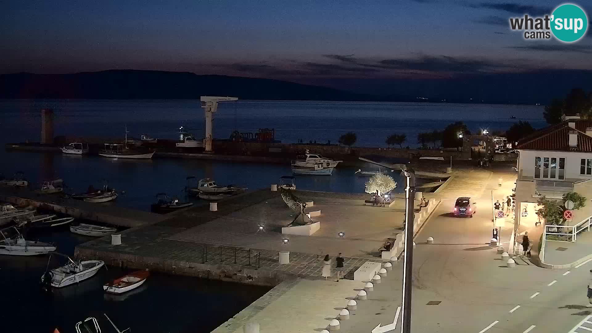 Senj Webcam – Panoramic view of Senj riva