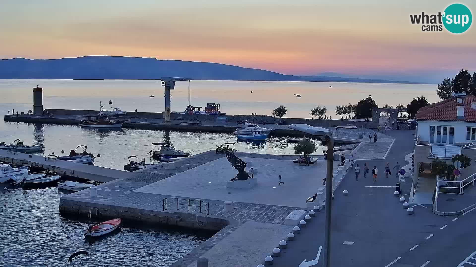 Senj Webcam – Panoramic view of Senj riva