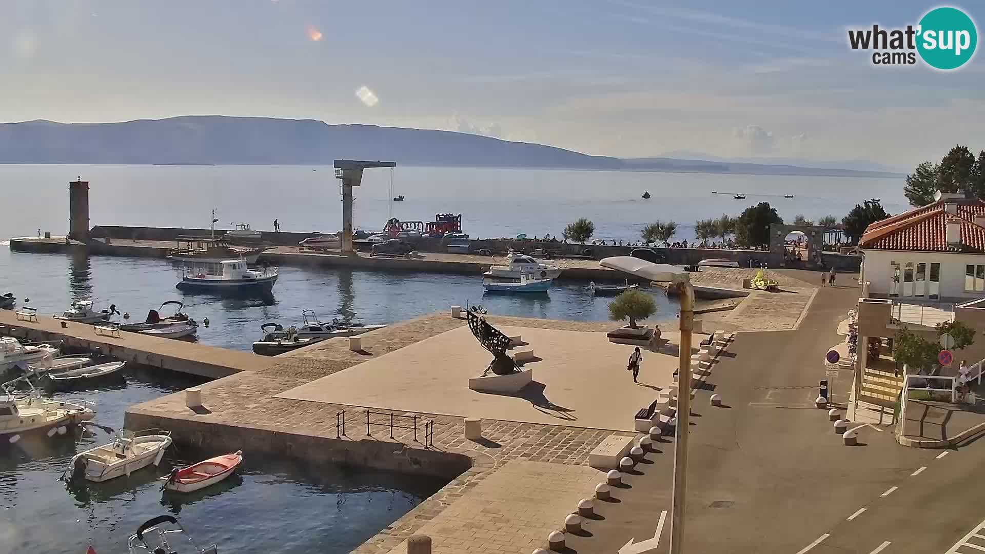Senj camera en vivo – Vista panorámica de Senj riva