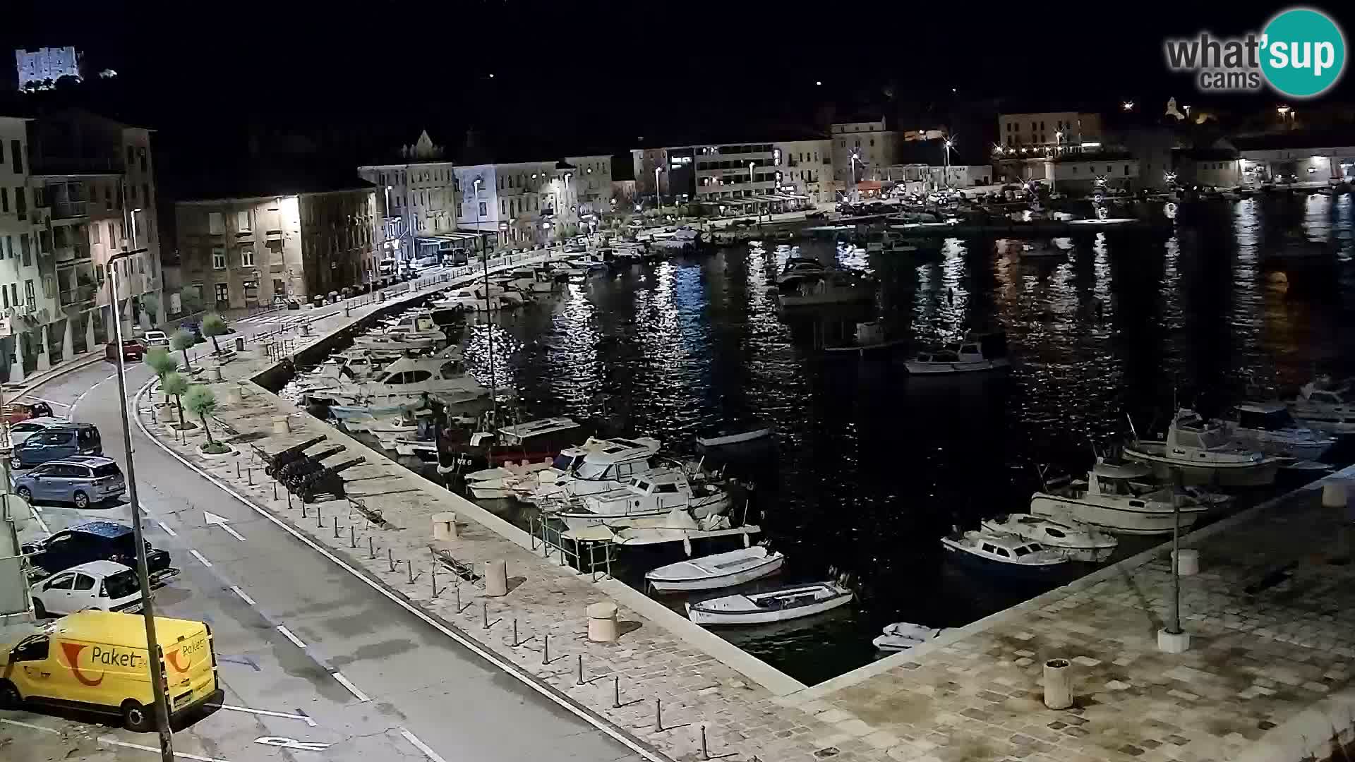 Senj Webcam – Panoramic view of Senj riva