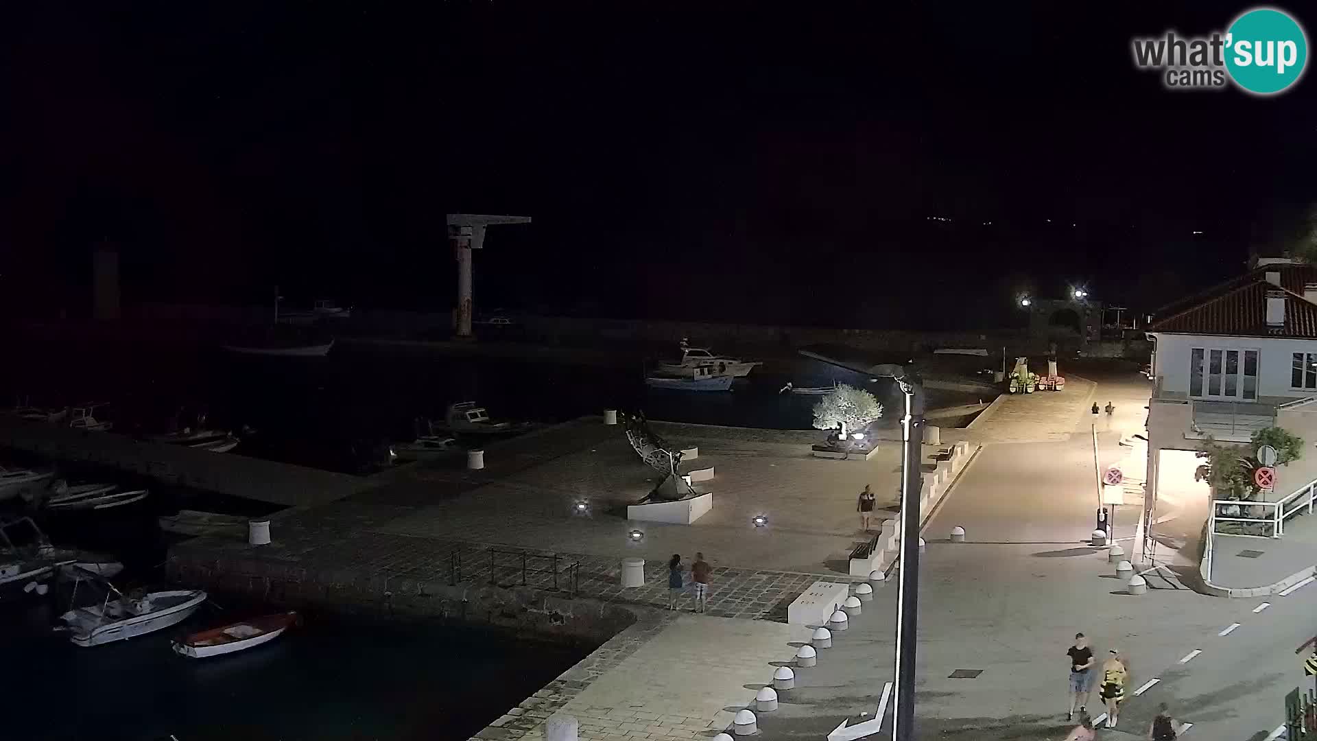 Senj Spletna kamera – pogled na obalo Senja