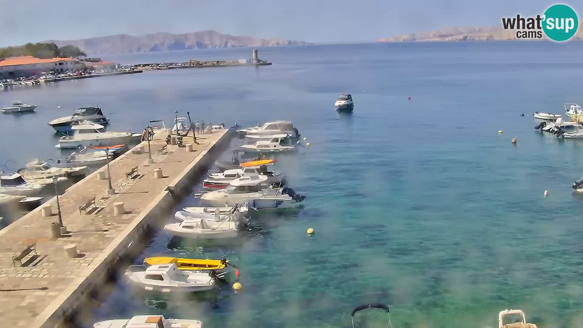 Senj camera en vivo – Vista panorámica de Senj riva