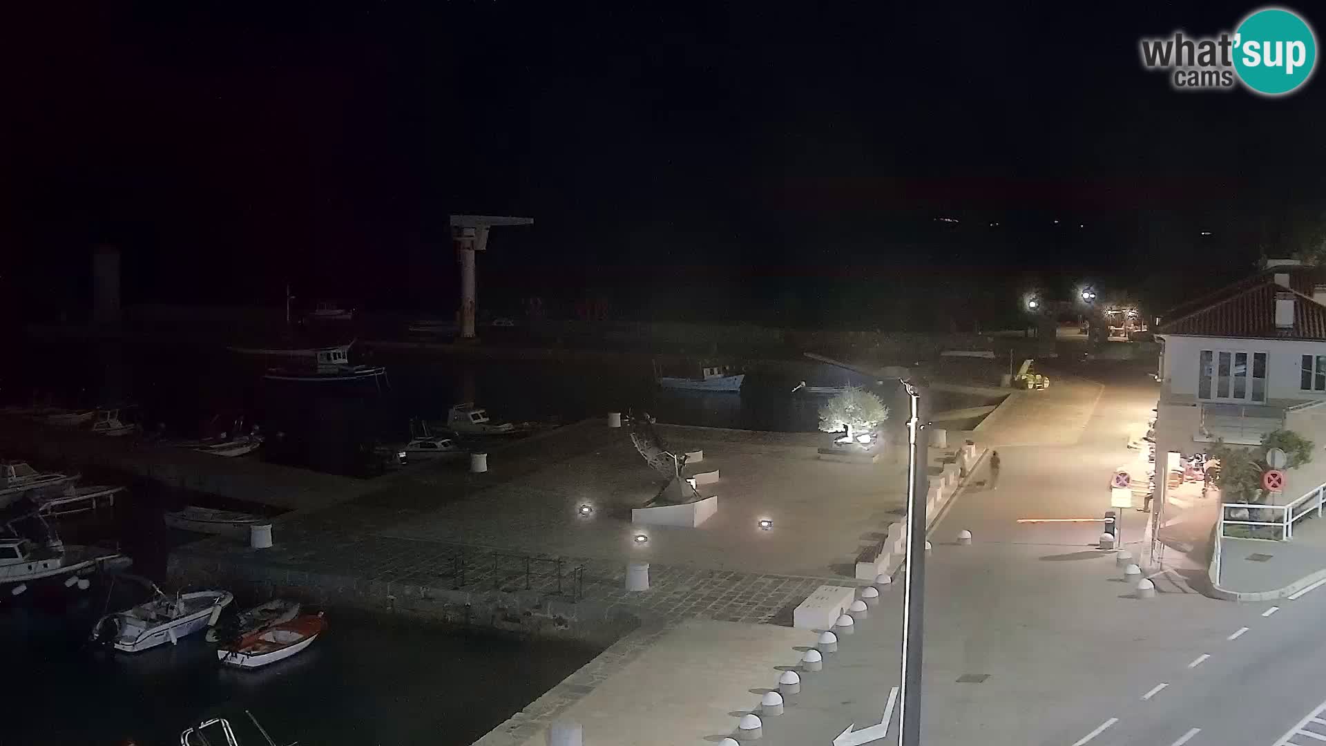 Kamera u živo Senj – Panoramski pogled na senjsku rivu