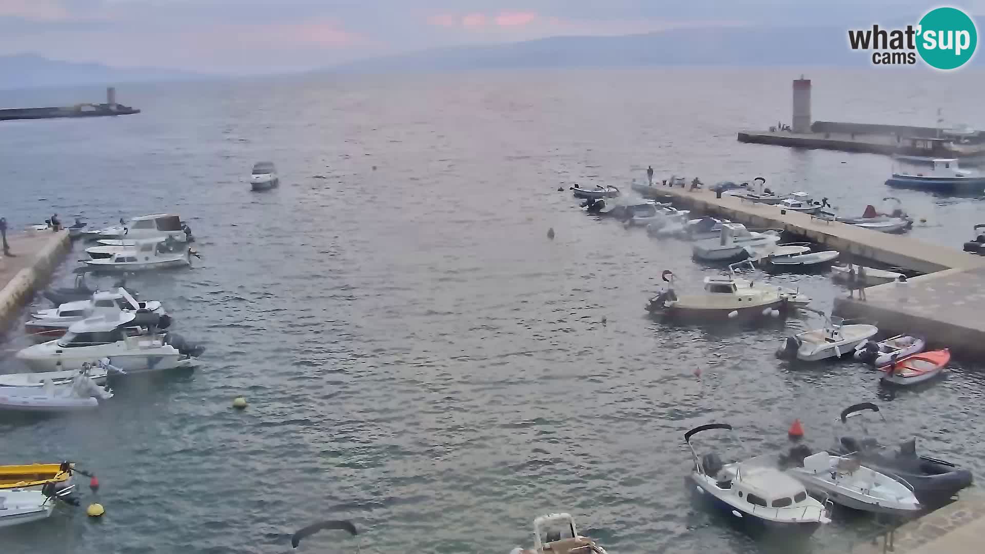 Webcam Segna – Panorama dell’lungomare di Senj