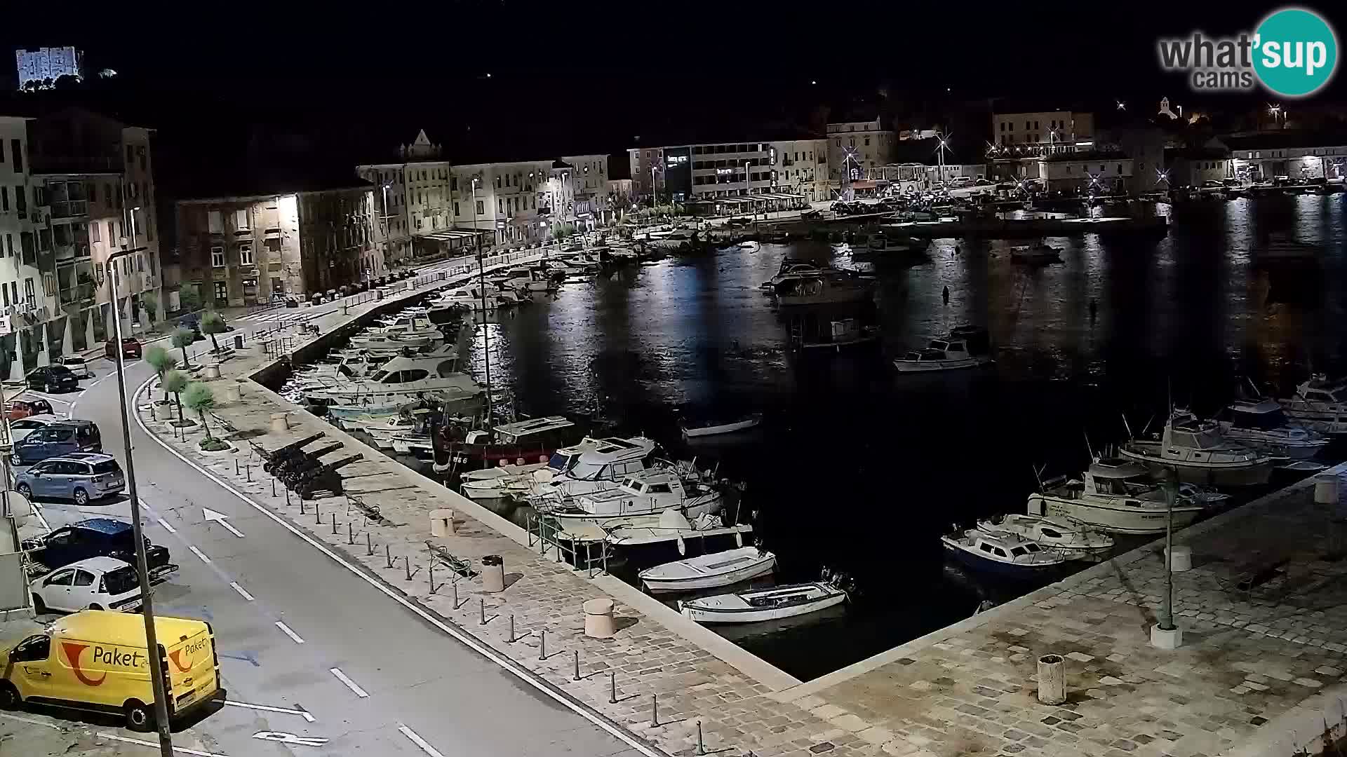 Senj Webcam – Panoramic view of Senj riva