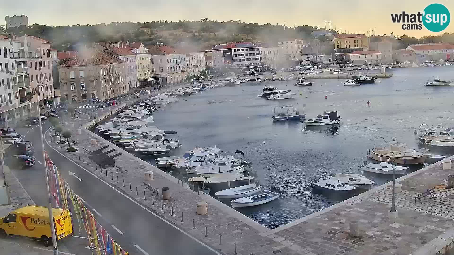 Kamera u živo Senj – Panoramski pogled na senjsku rivu