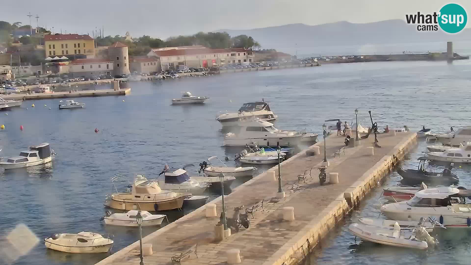 Senj Webcam – Panoramic view of Senj riva