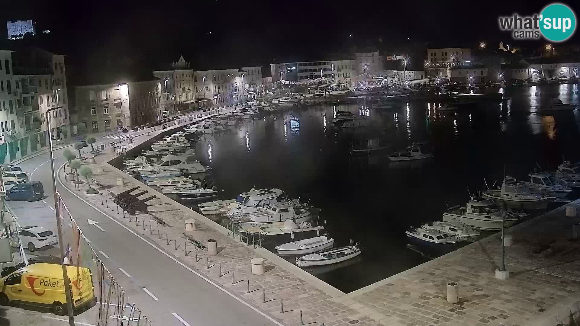 Senj Webcam – Panoramic view of Senj riva