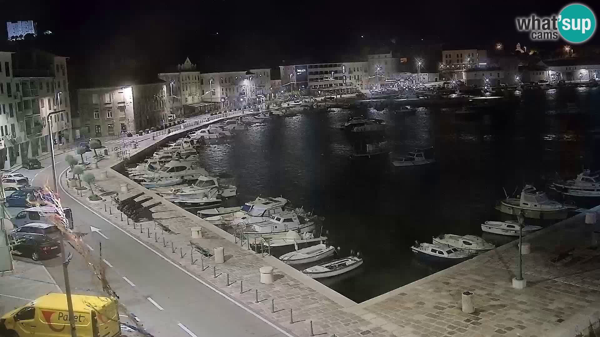 Kamera u živo Senj – Panoramski pogled na senjsku rivu