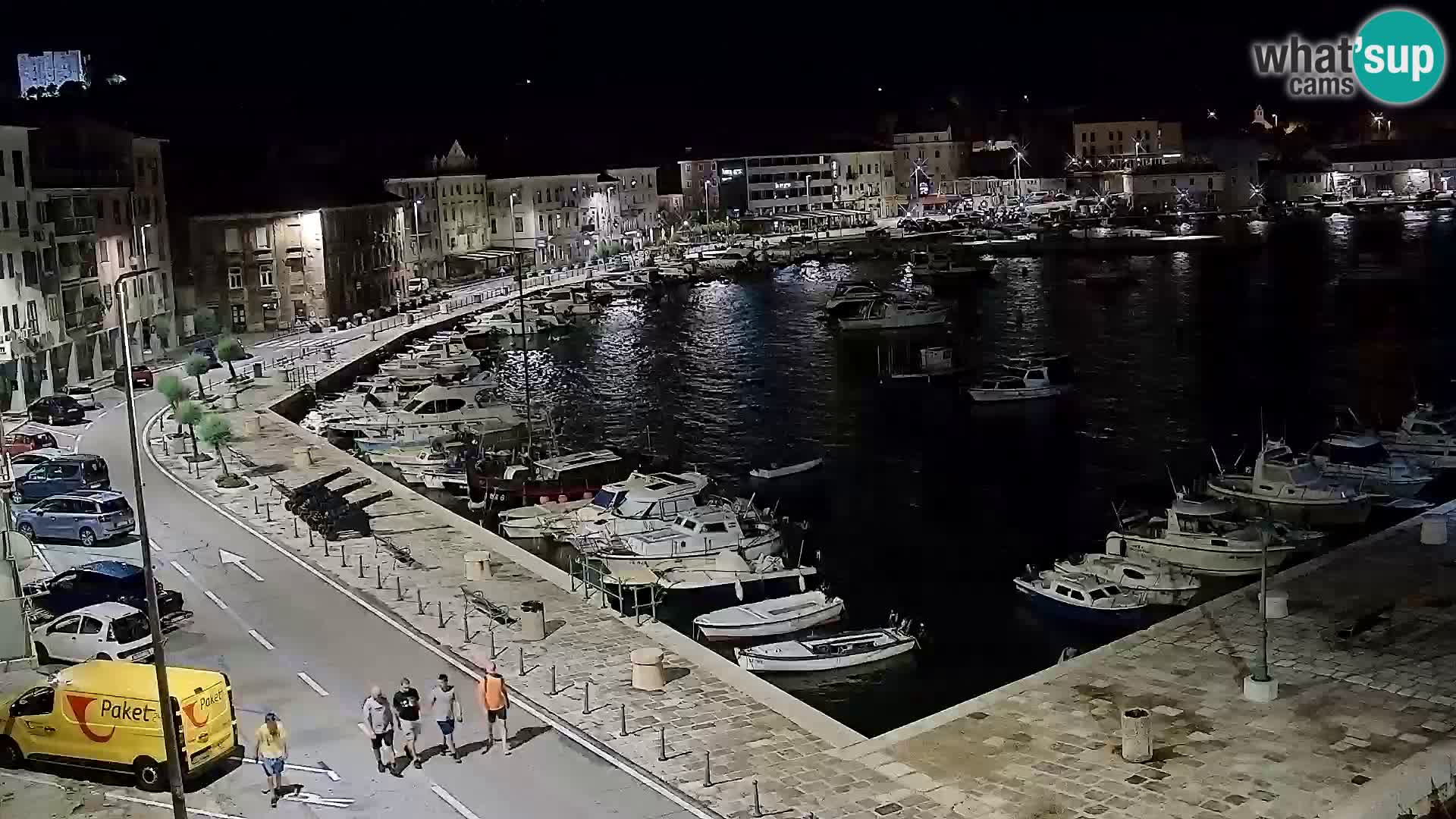 Senj camera en vivo – Vista panorámica de Senj riva