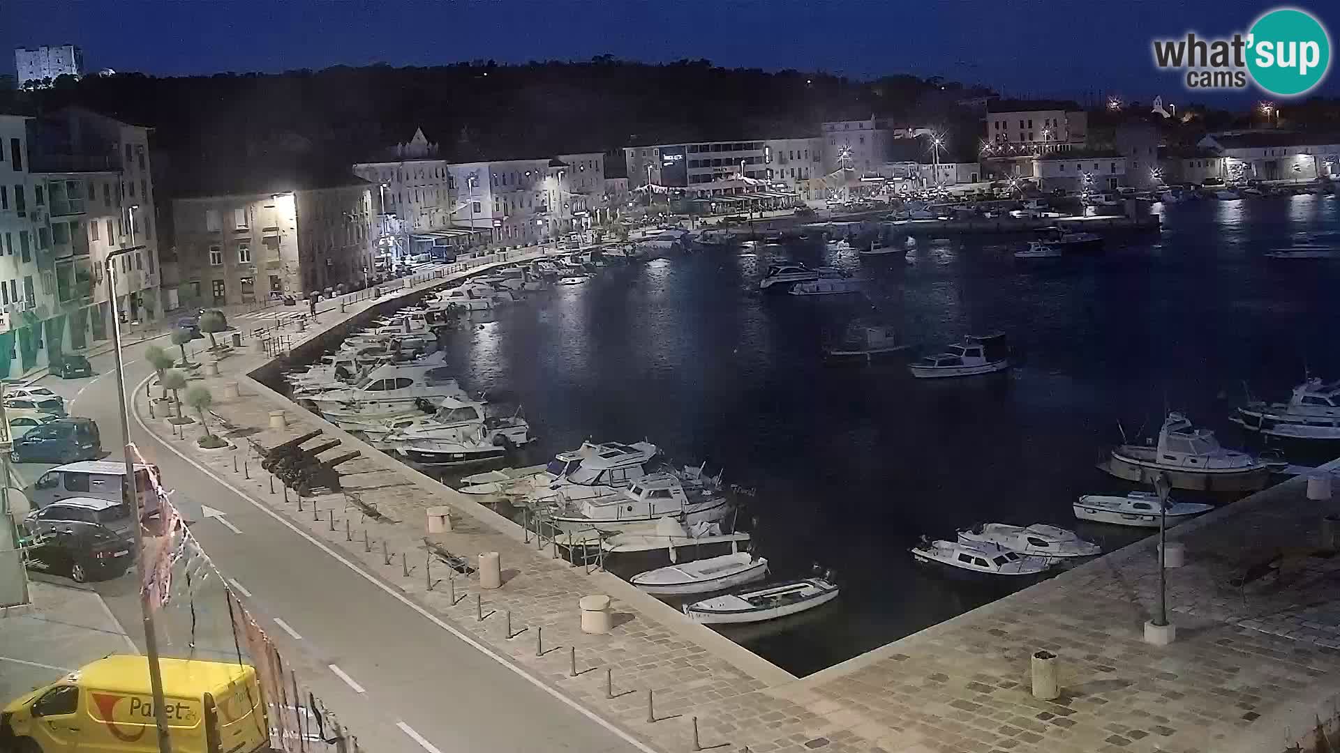 Kamera u živo Senj – Panoramski pogled na senjsku rivu