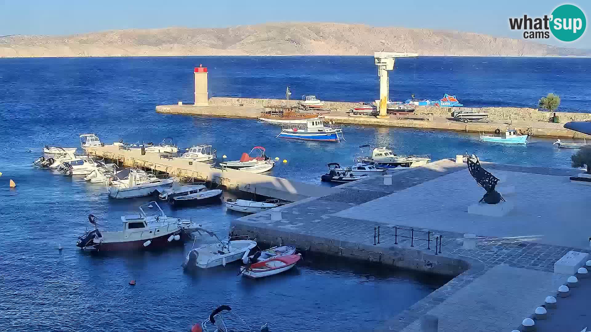 Senj camera en vivo – Vista panorámica de Senj riva