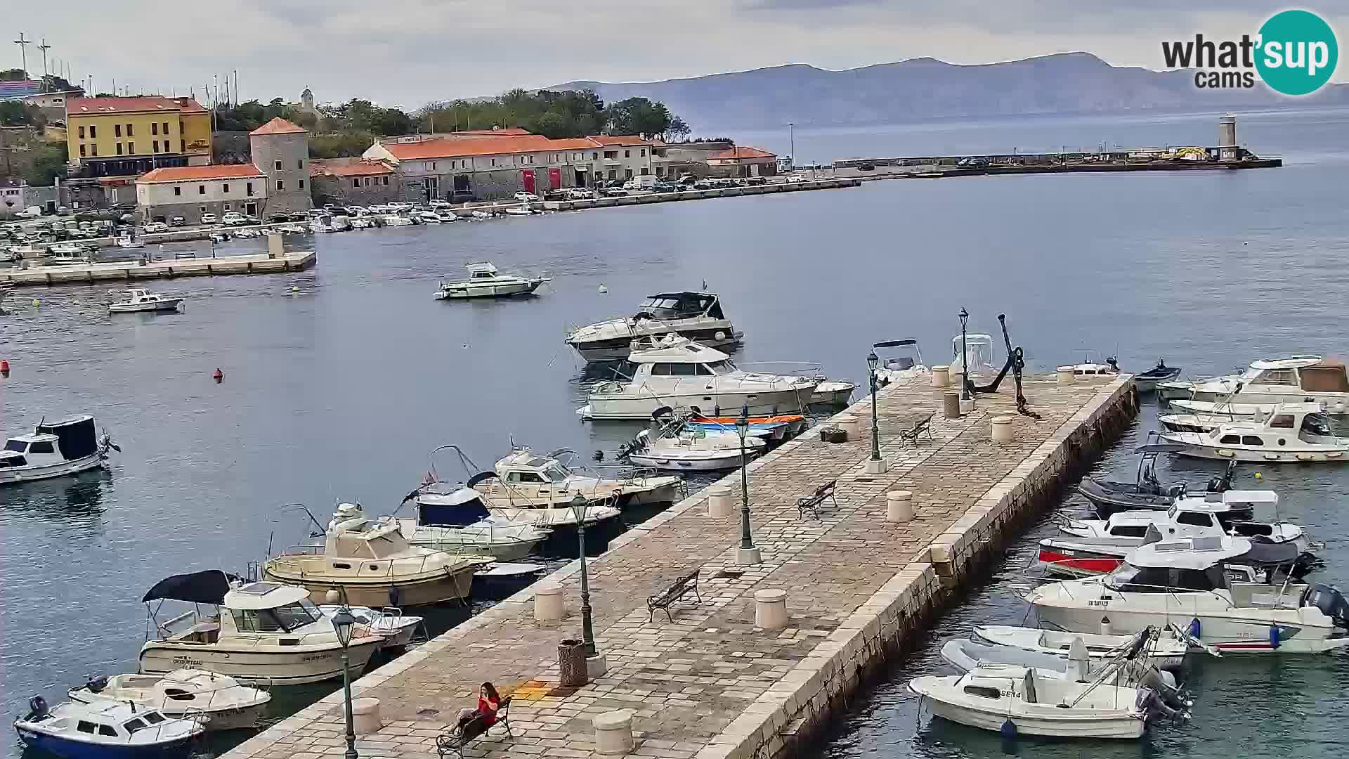 Senj Webcam – Panoramic view of Senj riva