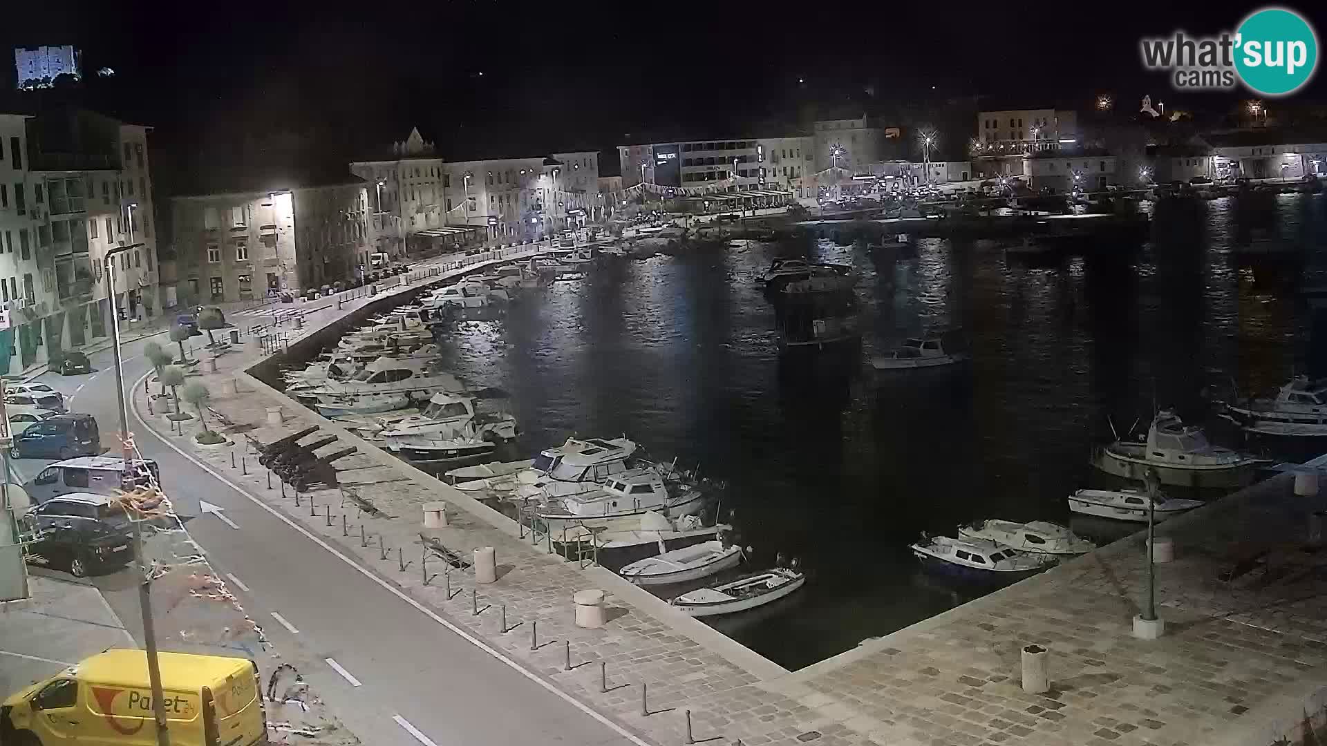 Kamera u živo Senj – Panoramski pogled na senjsku rivu