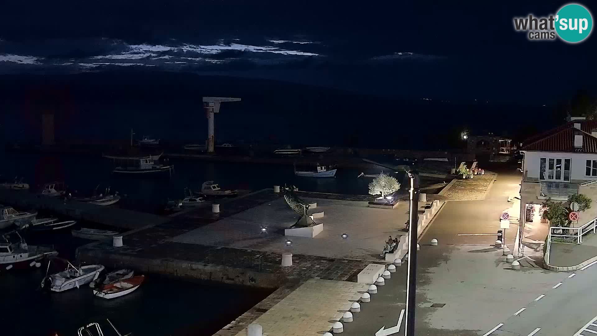 Kamera u živo Senj – Panoramski pogled na senjsku rivu