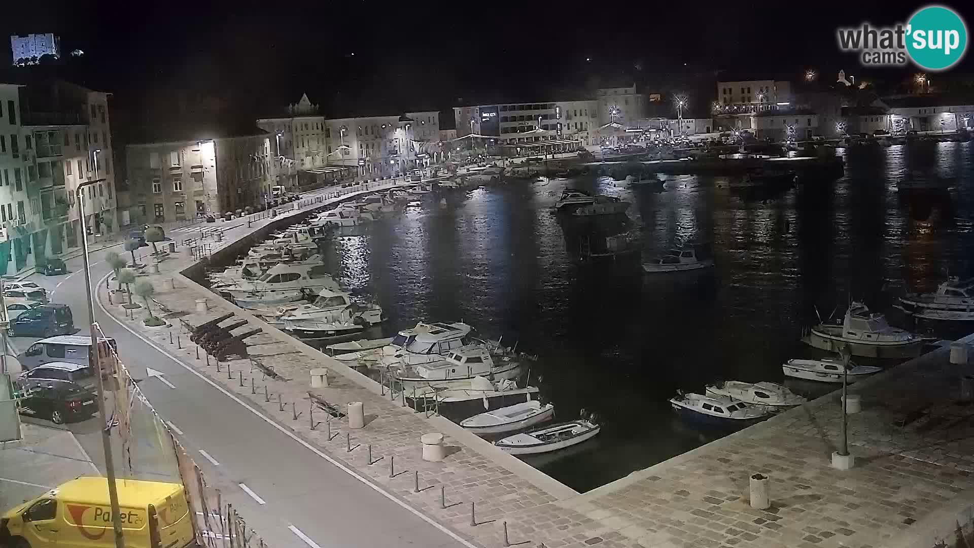 Kamera u živo Senj – Panoramski pogled na senjsku rivu