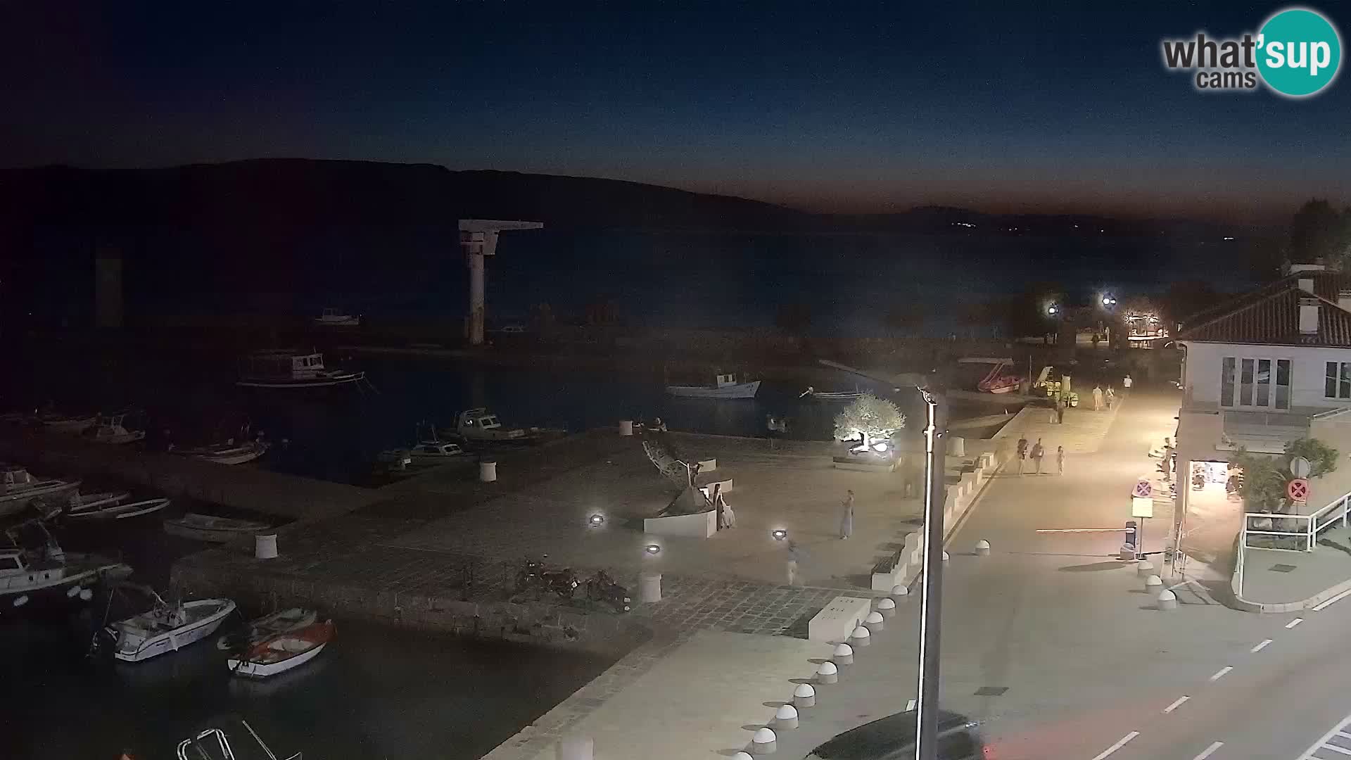 Senj Spletna kamera – pogled na obalo Senja