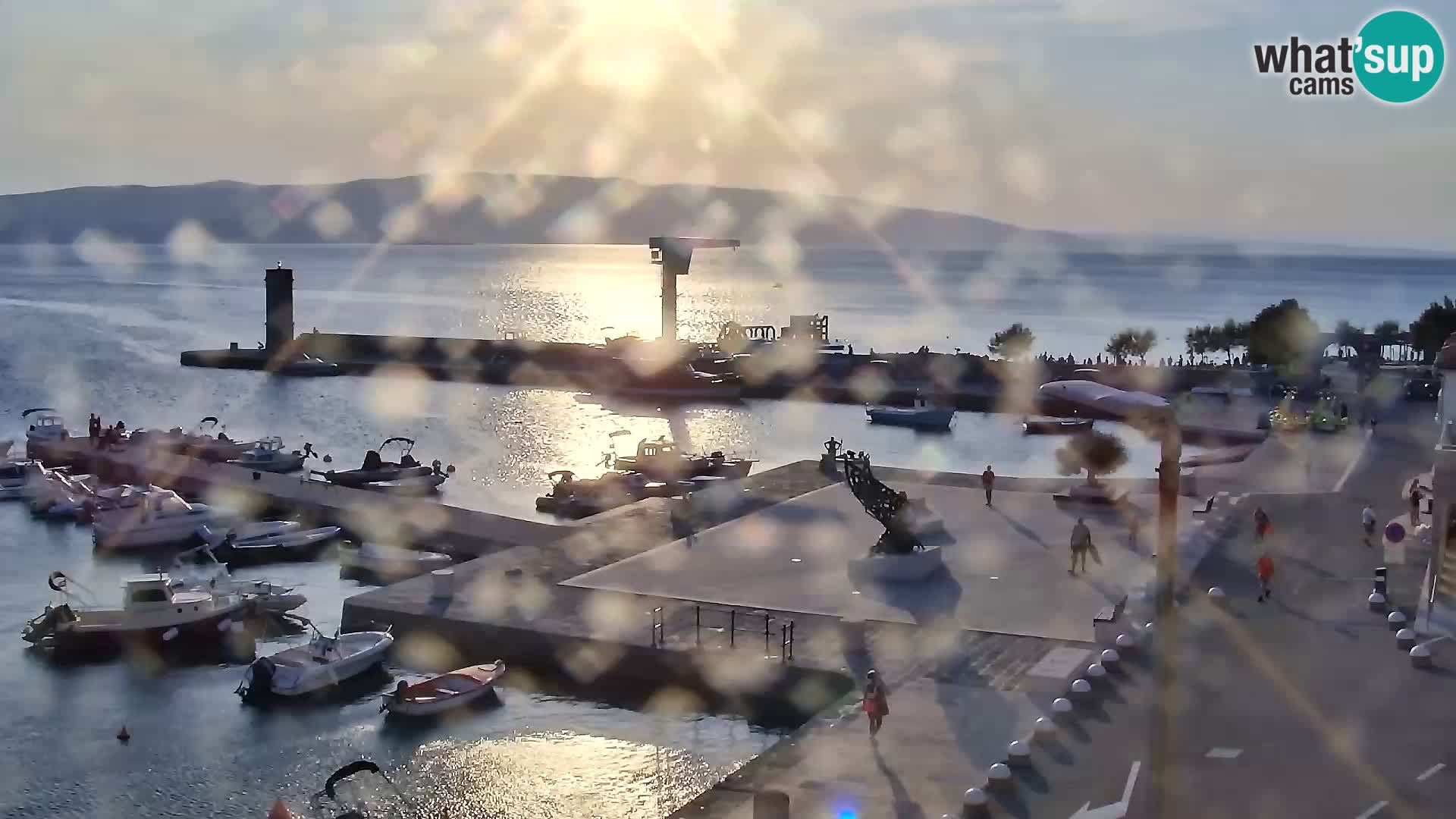 Senj camera en vivo – Vista panorámica de Senj riva