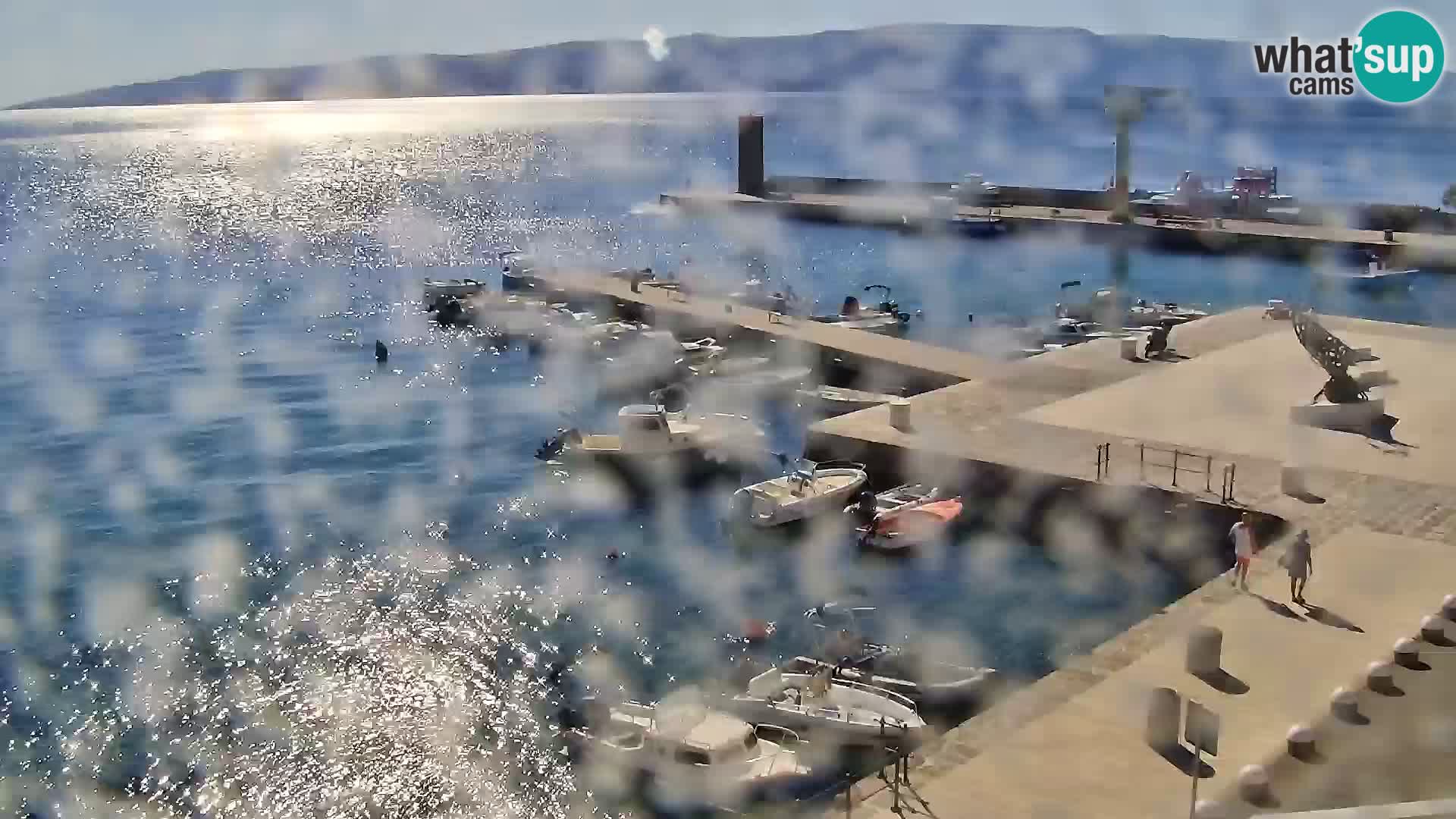 Kamera u živo Senj – Panoramski pogled na senjsku rivu