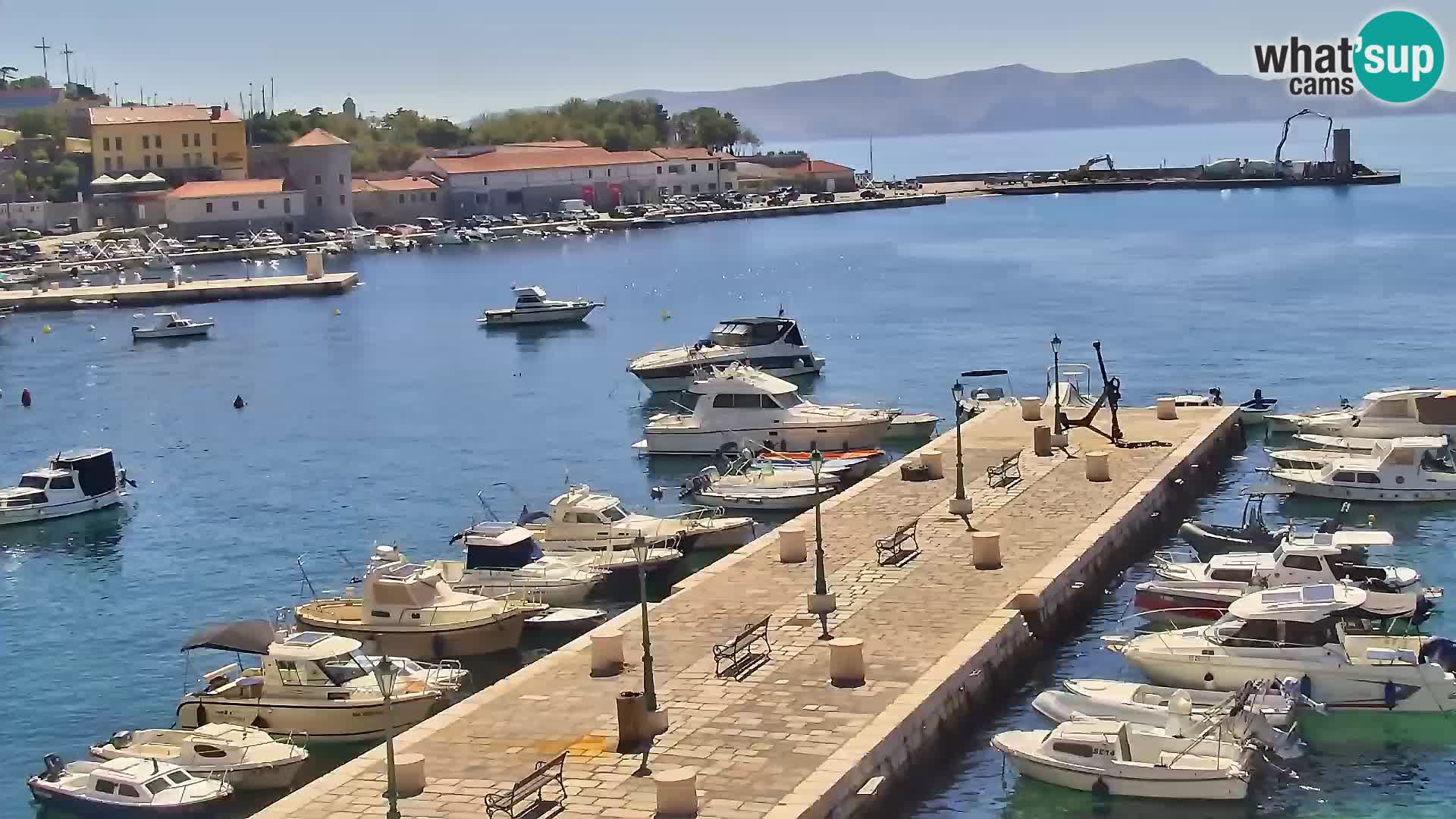 Senj camera en vivo – Vista panorámica de Senj riva