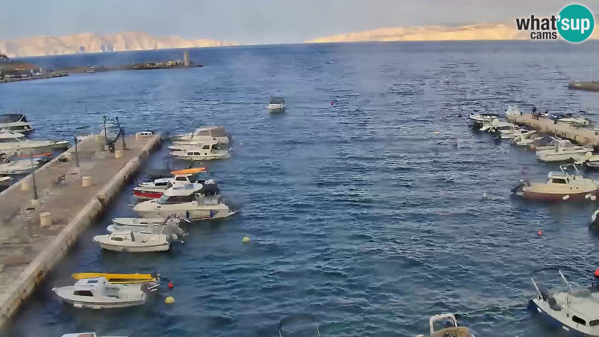 Kamera u živo Senj – Panoramski pogled na senjsku rivu