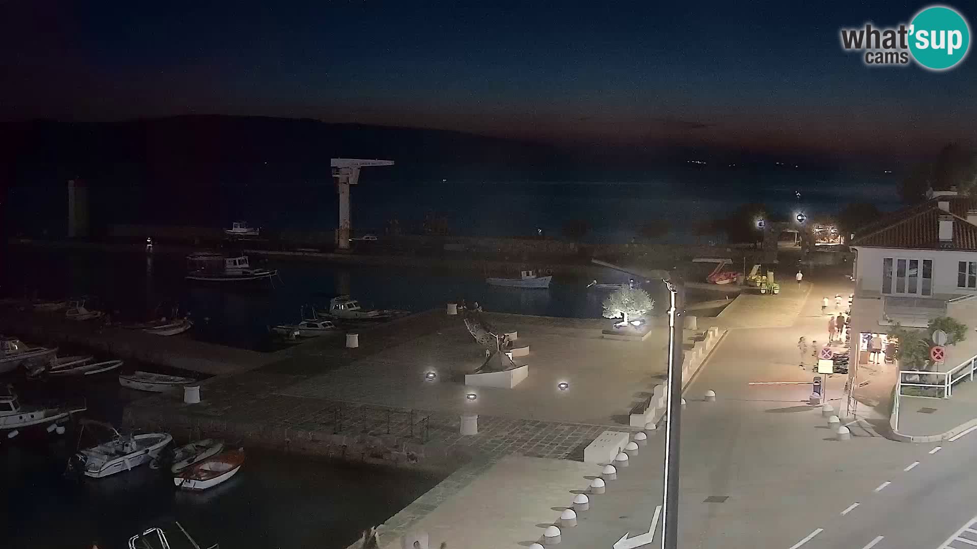 Senj Spletna kamera – pogled na obalo Senja