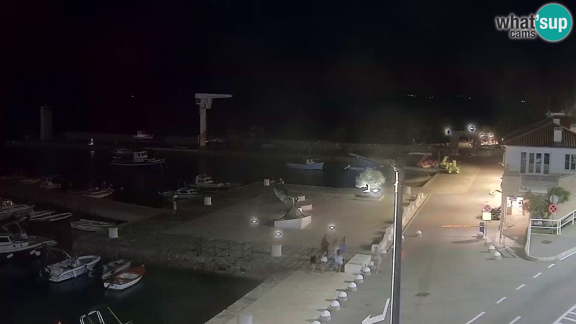 Senj camera en vivo – Vista panorámica de Senj riva
