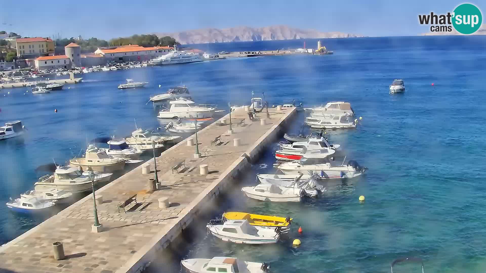 Senj Webcam – Panoramic view of Senj riva
