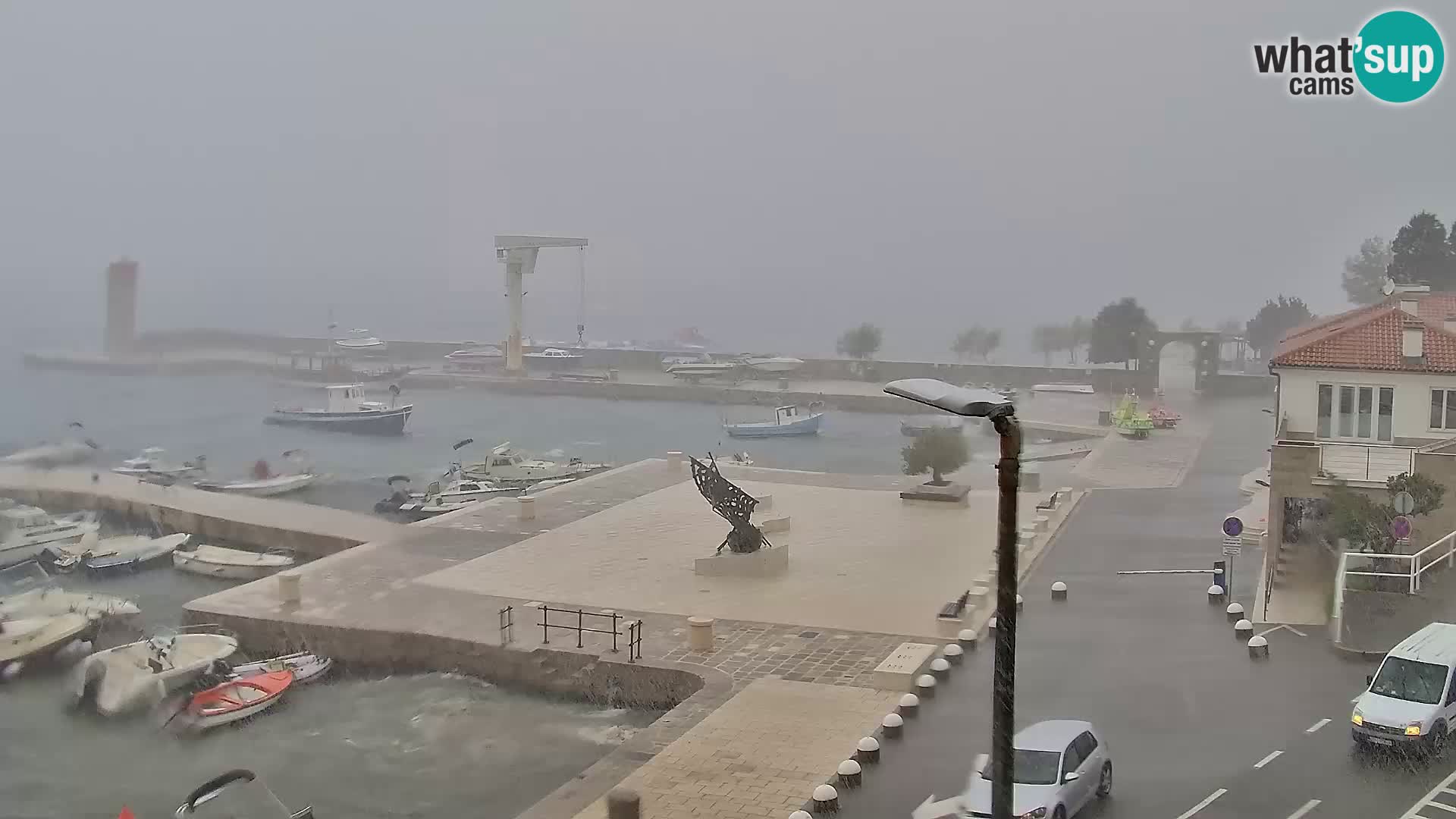 Senj camera en vivo – Vista panorámica de Senj riva