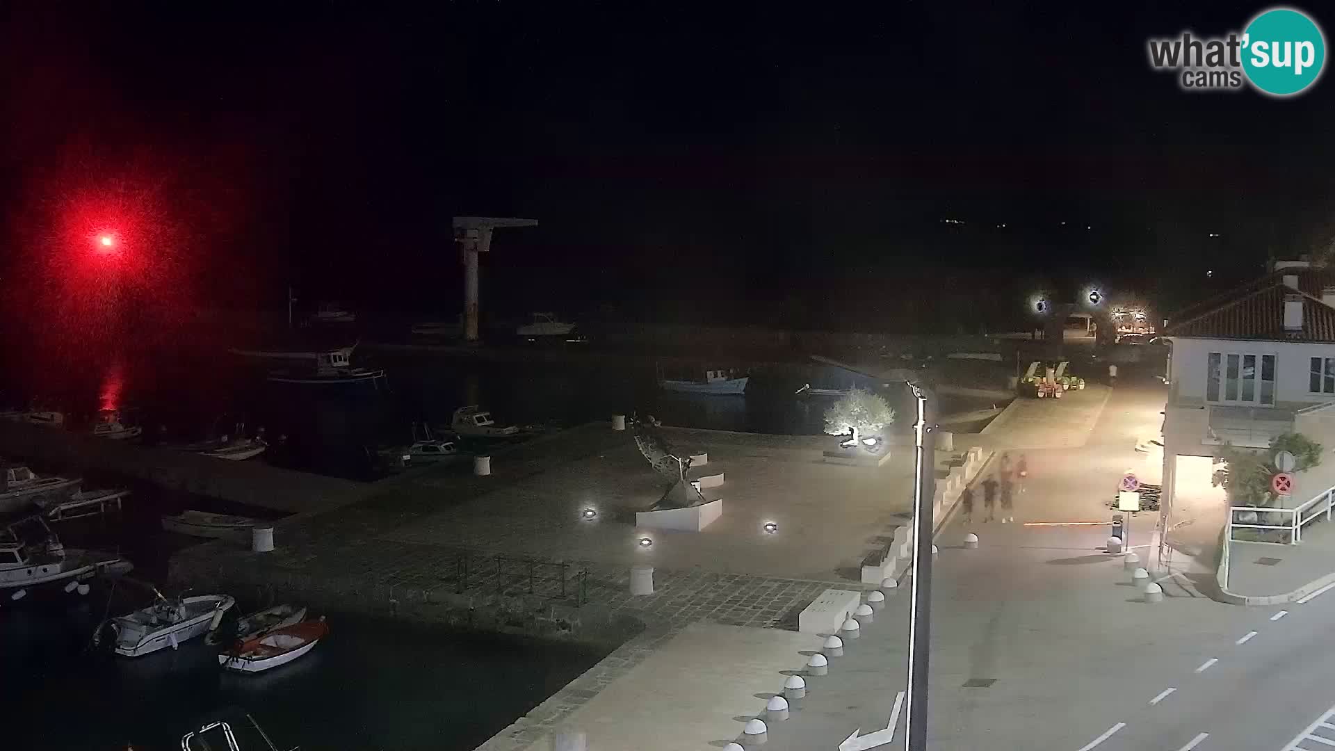 Kamera u živo Senj – Panoramski pogled na senjsku rivu