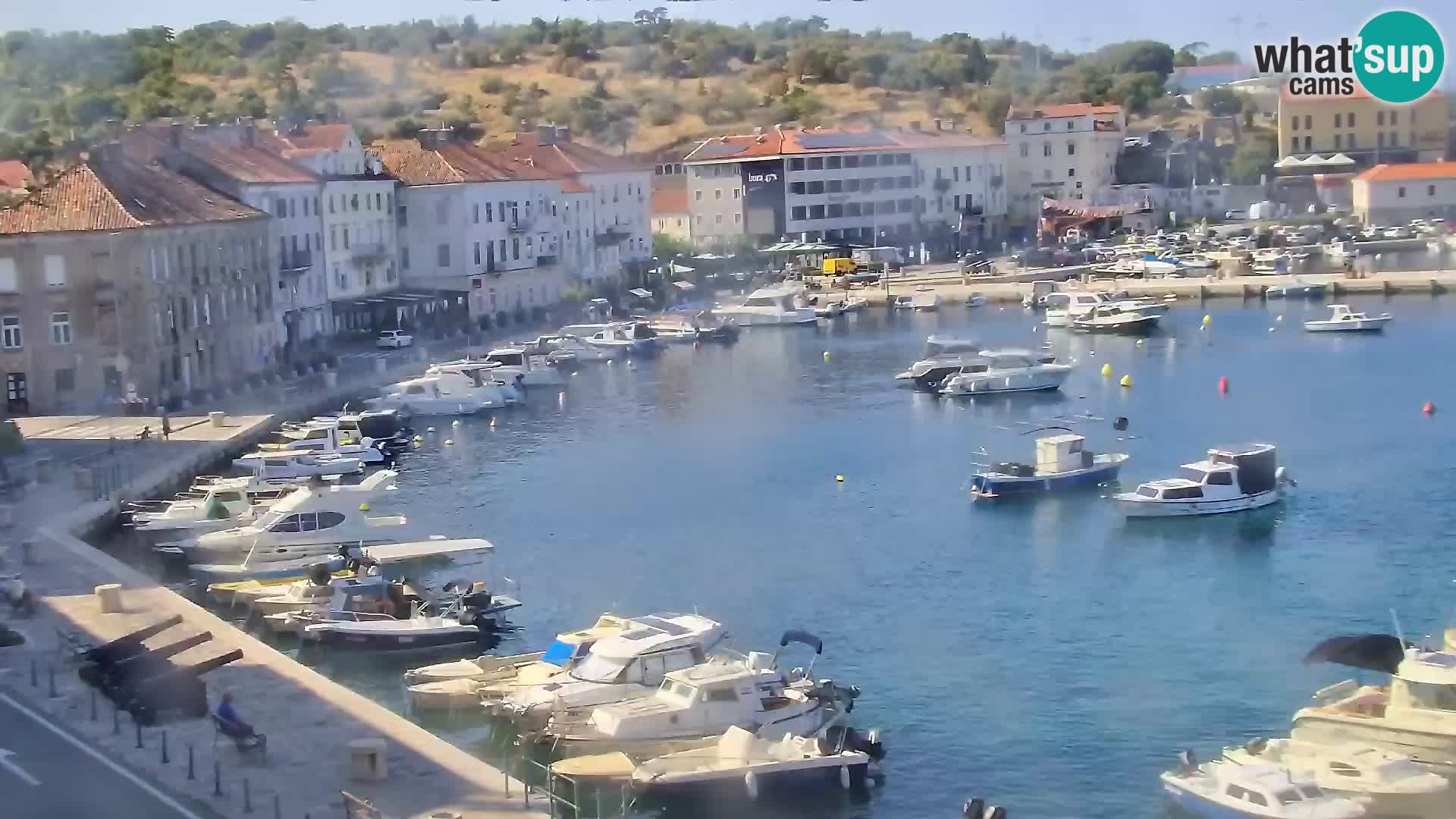 Senj camera en vivo – Vista panorámica de Senj riva